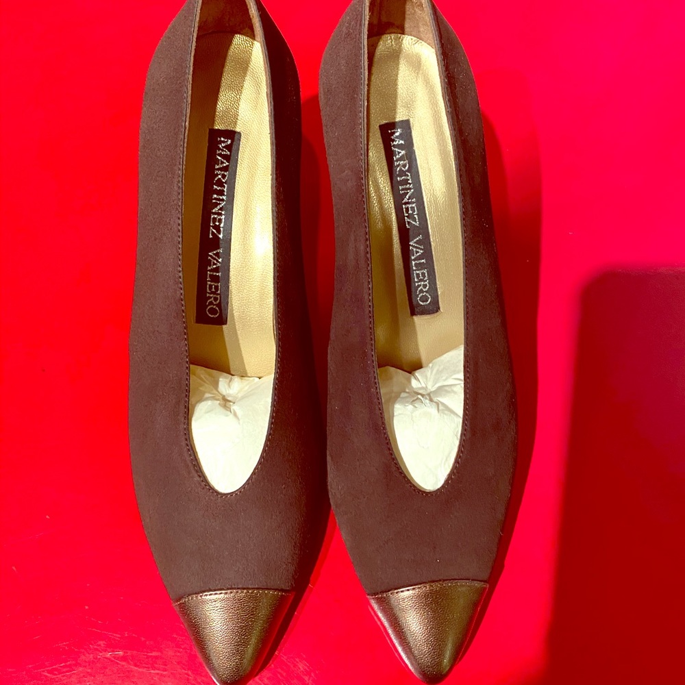 New Martinez Valero Brown Heels